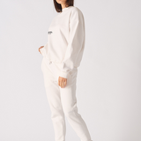 HERMAN CREW NECK SWEATSHIRT - WHITE