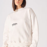 HERMAN CREW NECK SWEATSHIRT - WHITE