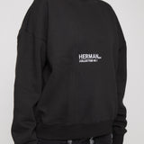 Sage Limited Edition Asymmetric Sweatshirt - Black