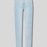 Sable Distressed Straight Leg Jeans Light Wash - Light Blue