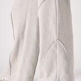 Seam Detail Wide Leg Jogger - Grey Acid Wash