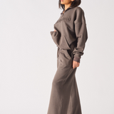Wide Leg Jogger – Brown