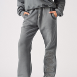 HERMAN APPLIQUE EMBROIDERY JOGGER - GREY