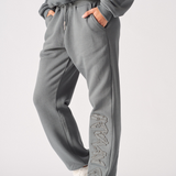 HERMAN APPLIQUE EMBROIDERY JOGGER - GREY