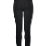 Aura Ripped High Waisted Skinny Jeans - Black