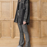 Verde Denim Contrast Shirt - Black Acid Wash