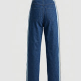 Ember High Waist Wide Leg Jeans- Blue