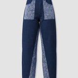 Drift Two Tone Tapered Denim Jeans - Dark Blue