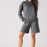 REGULAR CREW NECK JUMPER - GREY