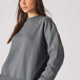 REGULAR CREW NECK JUMPER - GREY