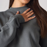 REGULAR CREW NECK JUMPER - GREY