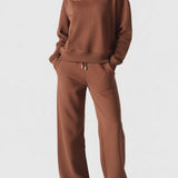 Herman Womens Oversized Jumper - Chocolate Brown