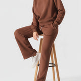 Herman Womens Oversized Jumper - Chocolate Brown