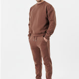 Herman Panelled Oversized Sweatshirt - Brown