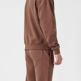Herman Panelled Oversized Sweatshirt - Brown