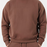 Herman Panelled Oversized Sweatshirt - Brown