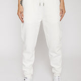 TAPERED JOGGERS - WHITE
