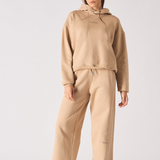 REGULAR PULLOVER HOODIE - BEIGE