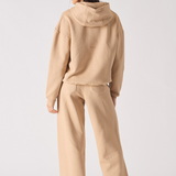REGULAR PULLOVER HOODIE - BEIGE