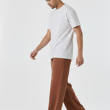 Herman Panelled Wide Leg Joggers - Brown