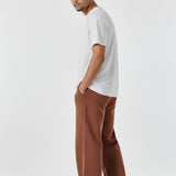 Herman Panelled Wide Leg Joggers - Brown