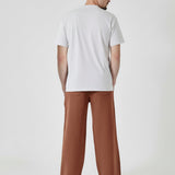 Herman Panelled Wide Leg Joggers - Brown