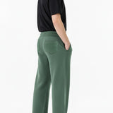 Lightwave Wide Leg Joggers - Dark Green