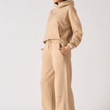 WIDE LEG JOGGERS - BEIGE