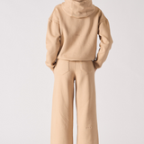 WIDE LEG JOGGERS - BEIGE