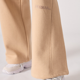 WIDE LEG JOGGERS - BEIGE
