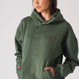 REGULAR PULLOVER HOODIE - DARK GREEN