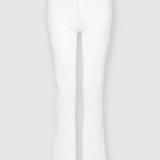 High Waisted Bootcut Jeans - White