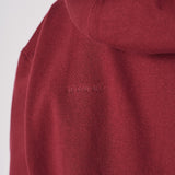 REGULAR ZIP UP HOODIE - Burgundy