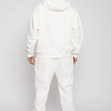 ZIP UP HOODIE - WHITE