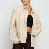 Granite Regular Cotton Shirt - Beige