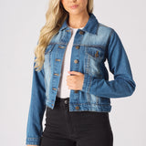 Quarry Denim Trucker Jacket – Mid-Blue