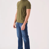 Coastline Straight Leg Jeans – Mid Blue