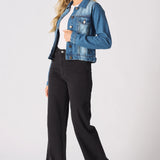 Quarry Denim Trucker Jacket – Mid-Blue