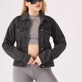 Ember Denim Jacket - Black Wash