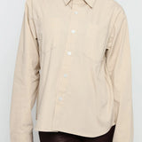 Granite Regular Cotton Shirt - Beige
