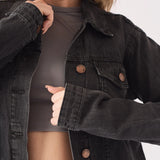 Ember Denim Jacket - Black Wash