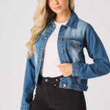 Quarry Denim Trucker Jacket – Mid-Blue