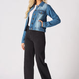 Quarry Denim Trucker Jacket – Mid-Blue