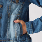 Quarry Denim Trucker Jacket – Mid-Blue