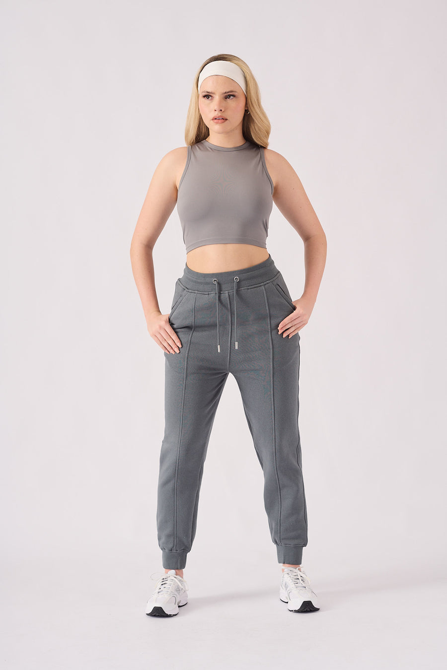 TAPERED JOGGERS - GREY