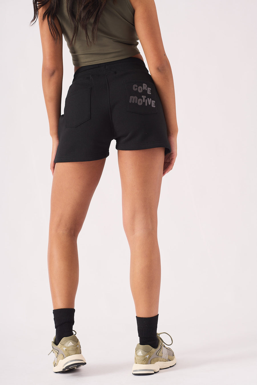 Buy Women's Athleisure Black Shorts - Jmojo