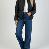 Iris Waterproof Puffer Jacket - Black