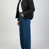 Iris Waterproof Puffer Jacket - Black