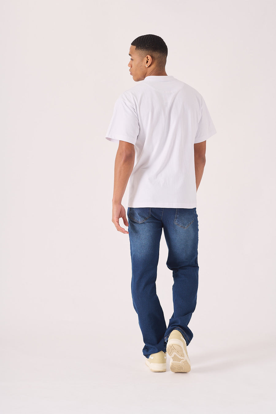 PREMIUM ESSENTIAL STRETCH T-SHIRT- WHITE -  Men's T-Shirt