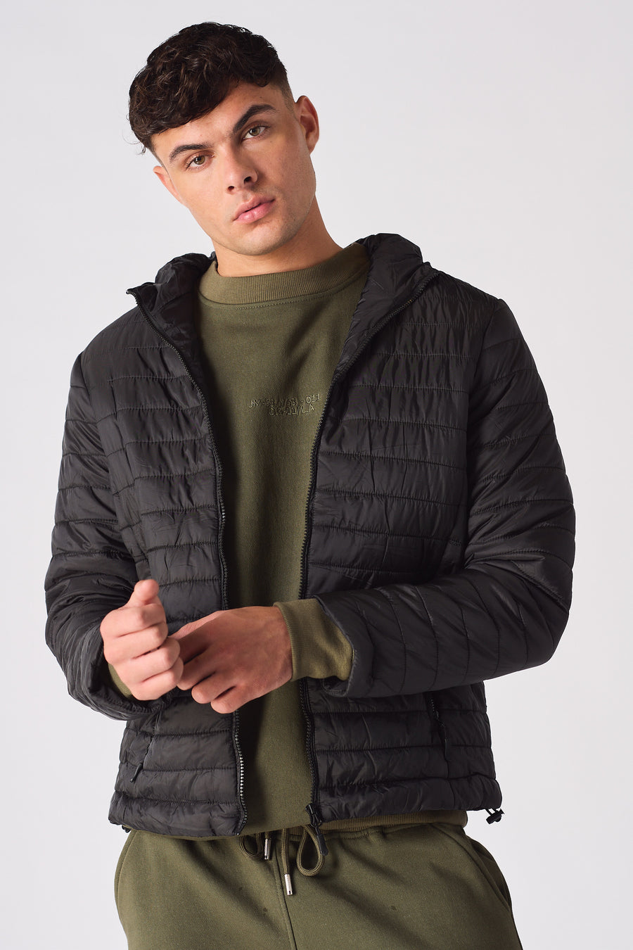 PUFFER JACKET - BLACK -  Men's Puffer Jackets